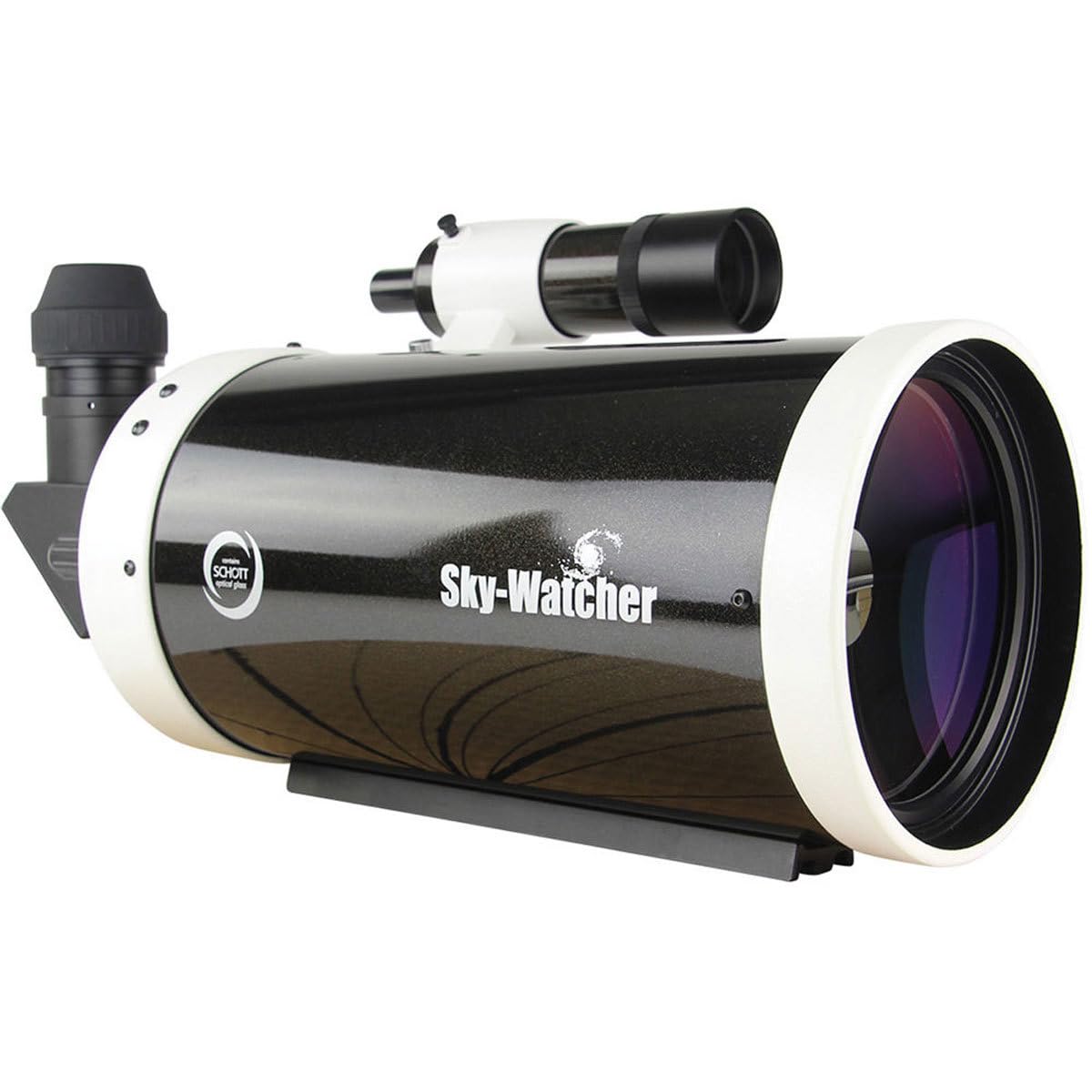 Sky-Watcher Skymax 150mm Maksutov-Cassegrain front view highlights compact planetary power.