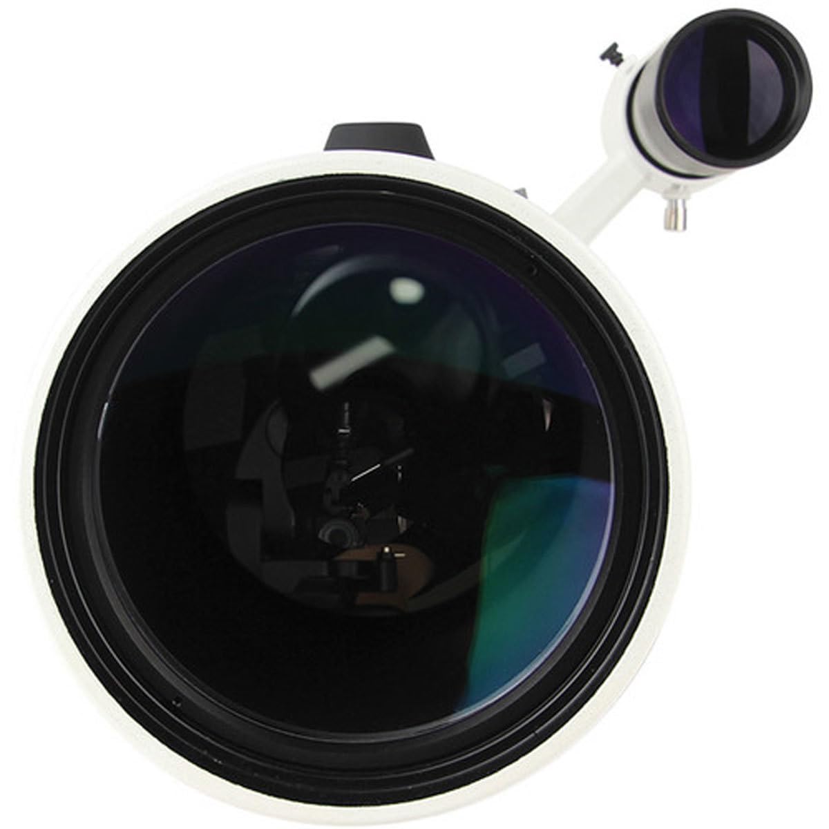 Sky-Watcher Skymax 150mm mirror coatings closeup reveals 94% reflectivity.