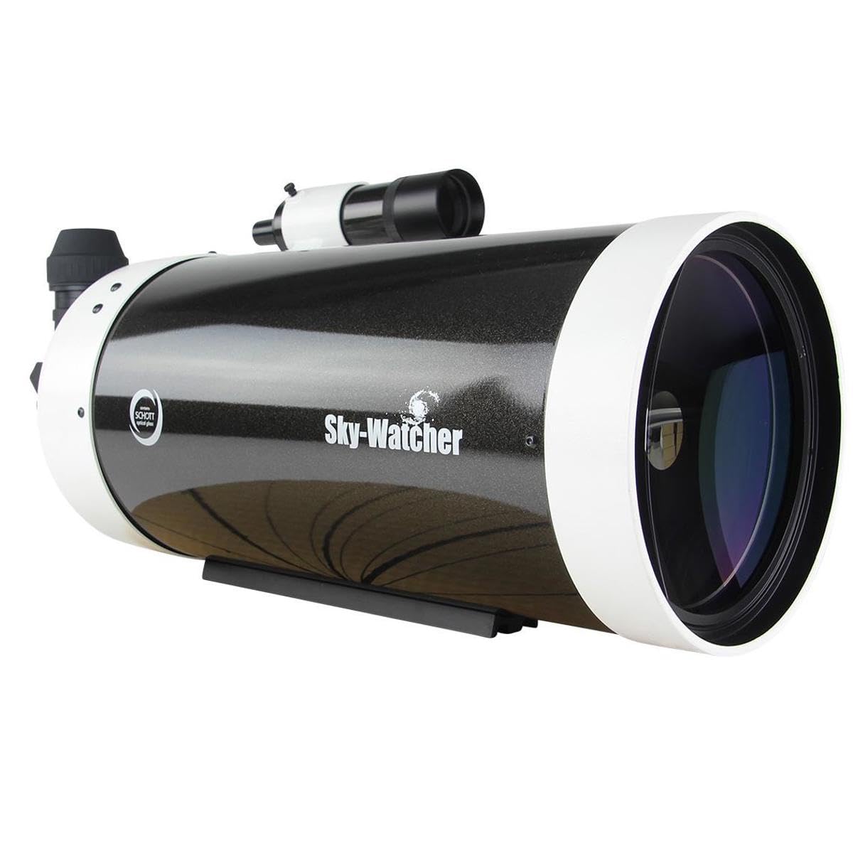 Sky-Watcher Skymax 180mm diagonal and finder arrangement for quick star-hopping.