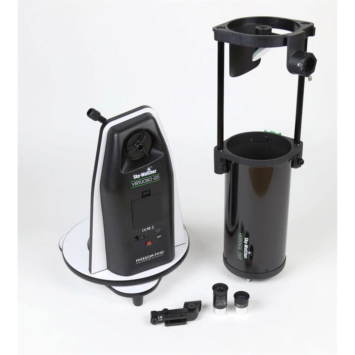 Sky-Watcher Virtuoso GTi 130P ready-to-view out-of-the-box for travelers.