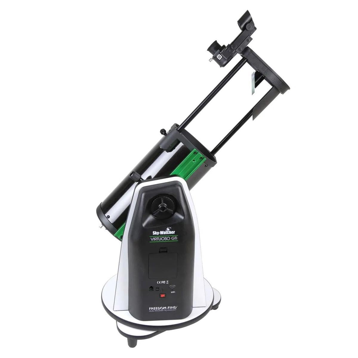 Sky-Watcher Virtuoso GTi 130P table-top assembly keeps your viewing space tidy.