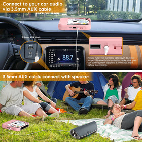 SKYANS speaker grille revealing built-in HiFi speakers for room sound