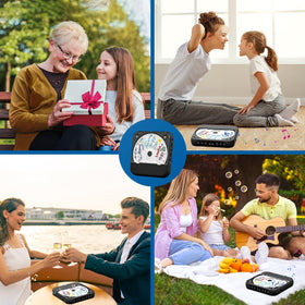 SKYANS held in hand showing compact scale and portable convenience benefit