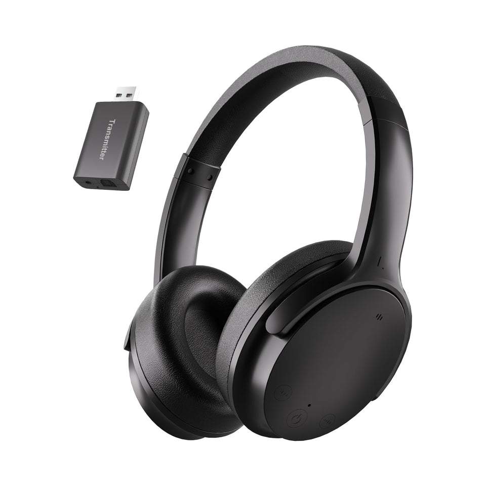 Skyaudio TV headphones setup enables easy plug-and-play listening