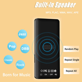 Skybess MP3 player supports up to 128GB memory expansion for longer playlists
