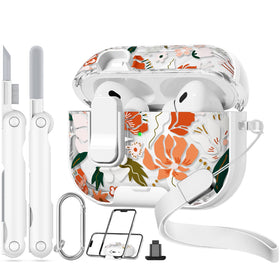 Skyconser flower-case for AirPods Pro 2 offers vibrant protection and style