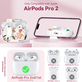 Skyconser AirPods Pro 2 case with phone stand provides hands-free viewing
