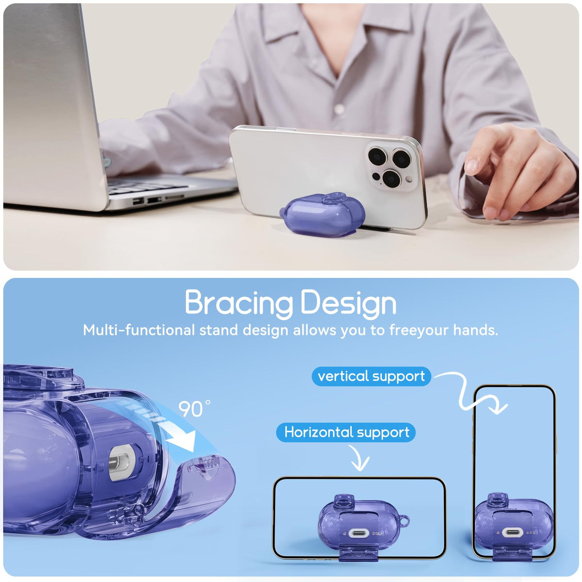 Skyconser protective cover includes a cleaning pen for quick maintenance.