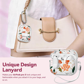 Skyconser AirPods Pro 3 case durable PC+TPU materials cushion shocks and daily wear.