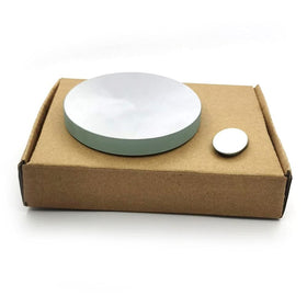Skyoptikst mirror edge profile showing thickness and coated perimeter for secure mounting stability