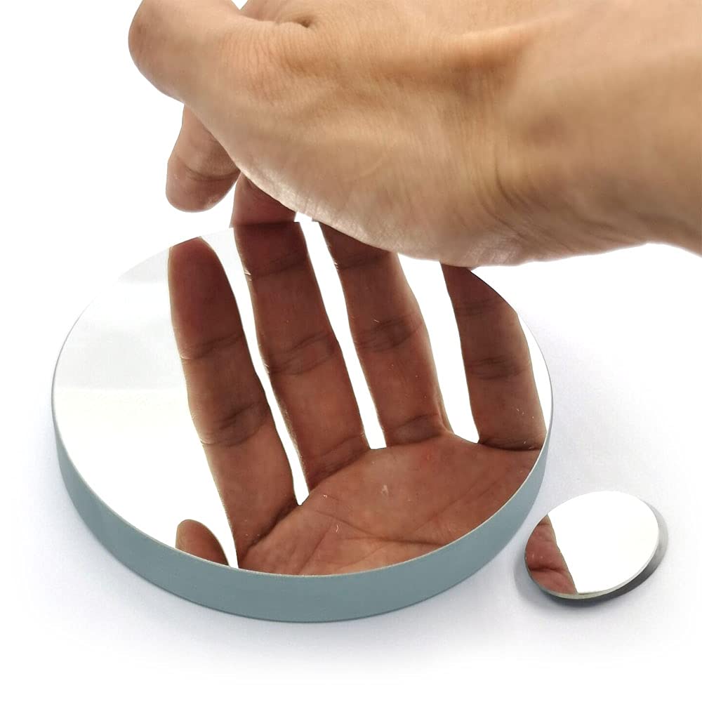 Skyoptikst front face of 114mm mirror showing smooth optical surface and precise finish for sharper views