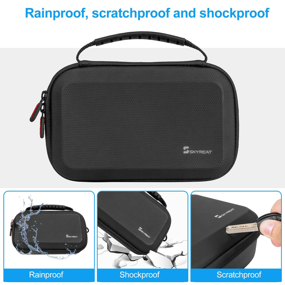 Case provides dustproof, anti-scratch, anti-collision, and waterproof protection