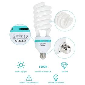 Skytex E27 standard socket bulb fits most rigs and fixtures.