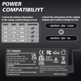 Skyvast charger packaging includes 1.5 m cord for easy setup.