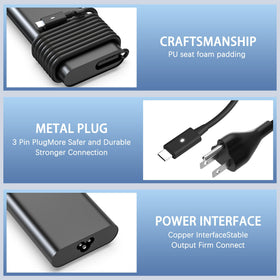 Skyvast specifications label closeup showing wattage and safety features benefit