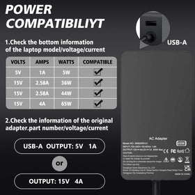 Skyvast 65W charger features a 10ft cable for flexible placement.