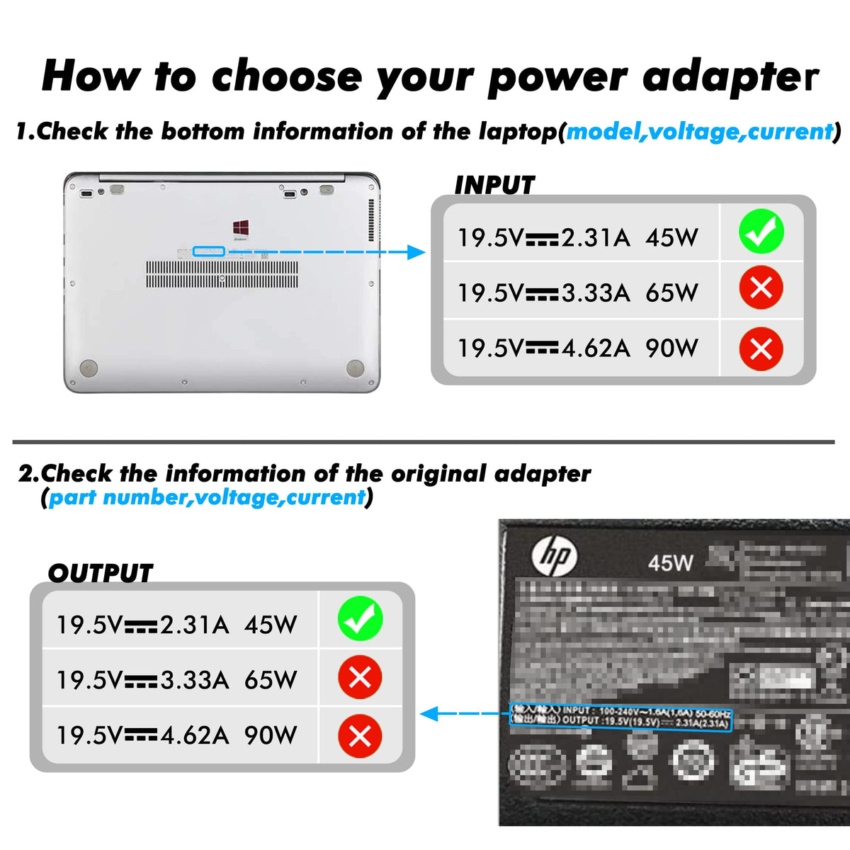 Skyvast 45W charger supports HP Stream and Pavilion for everyday productivity.