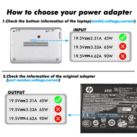 Skyvast 45W charger supports HP Stream and Pavilion for everyday productivity.