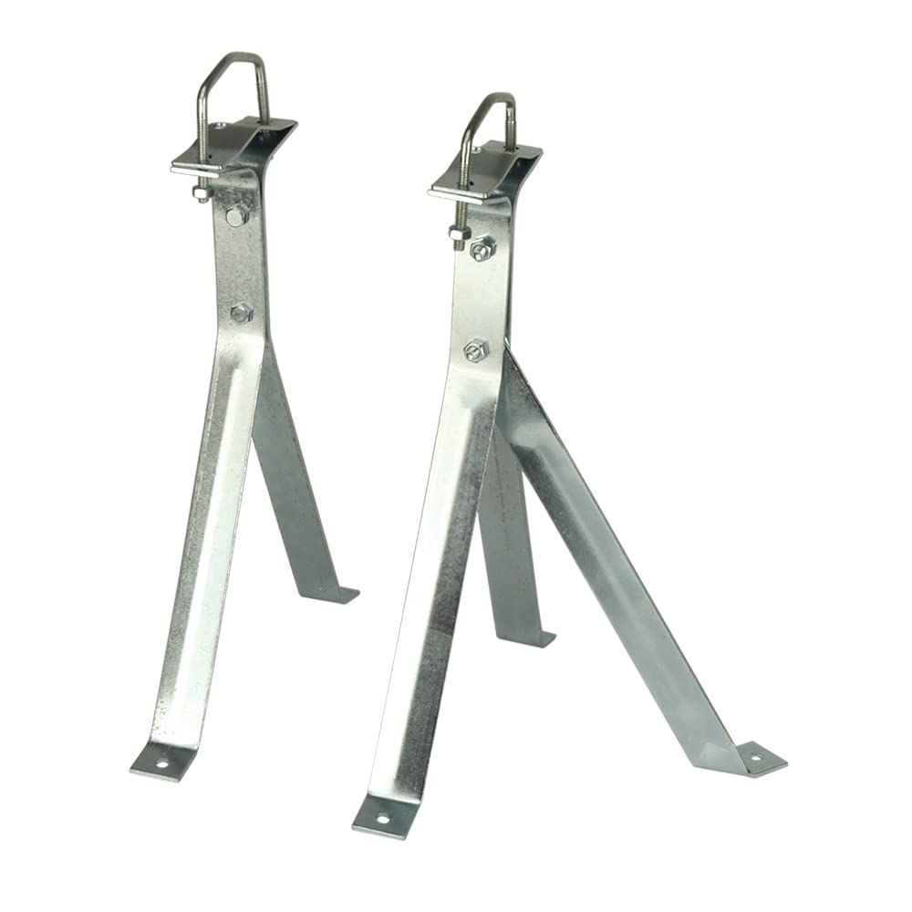 Skywalker 12inch heavy-duty wall mount kit secures outdoor antenna mast with sturdy support.
