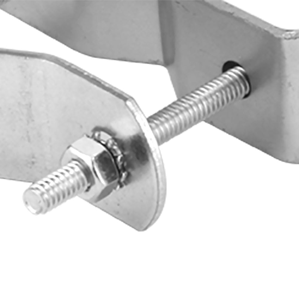 Skywalker brackets mounted on building side provide durable mast support.