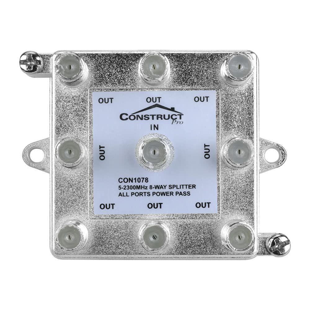 Skywalker Construct Pro front panel showing eight outputs and clear port labels for neat installs