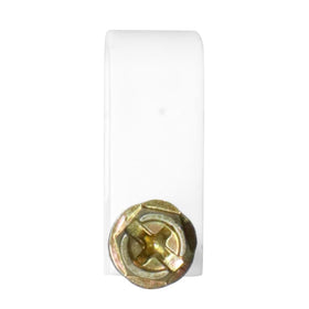 Skywalker Dual Cable Screw Clip white pack of 100 ready for installation.