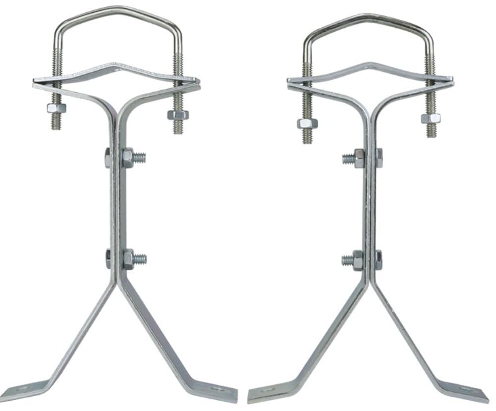Skywalker heavy-duty wall mount supports up to 2-1/4-inch mast for solid mounting.