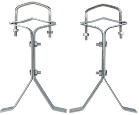 Skywalker heavy-duty wall mount supports up to 2-1/4-inch mast for solid mounting.