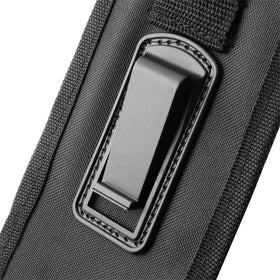 Skywalker pouch worn on tool belt demonstrating hands-free access advantage