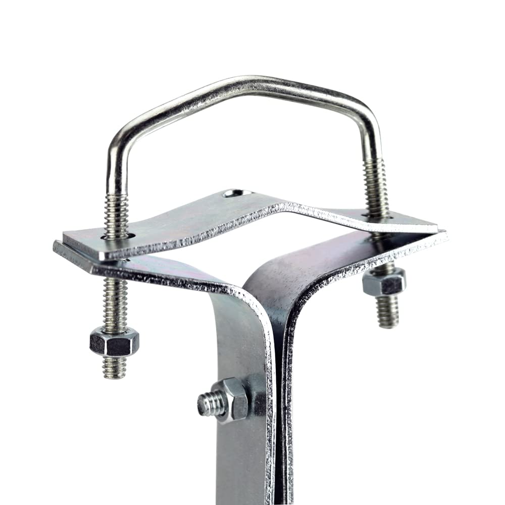 Skywalker mast on wall installation demonstrates solid attachment and simple alignment.