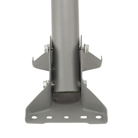 Skywalker mast attached to 18-inch dish showing correct 1.66 inch fit