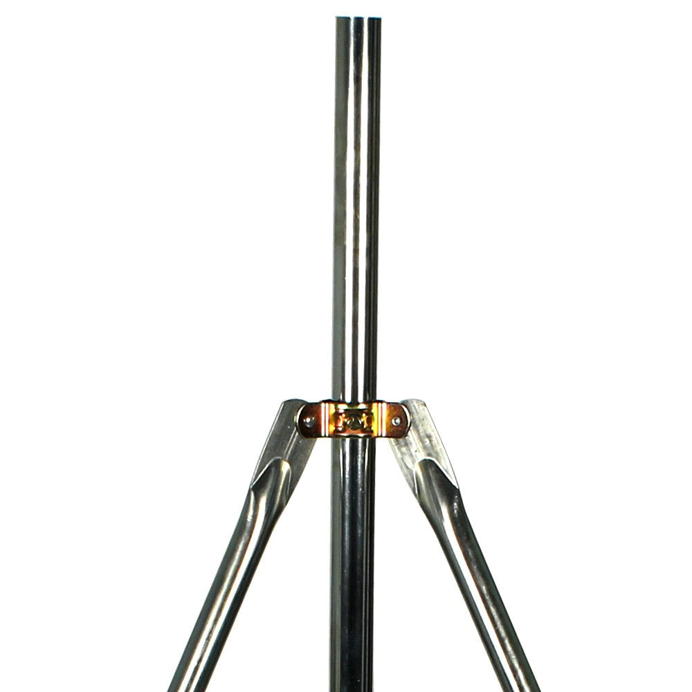Skywalker mast joint close-up showing bolted connection for a reliable hold