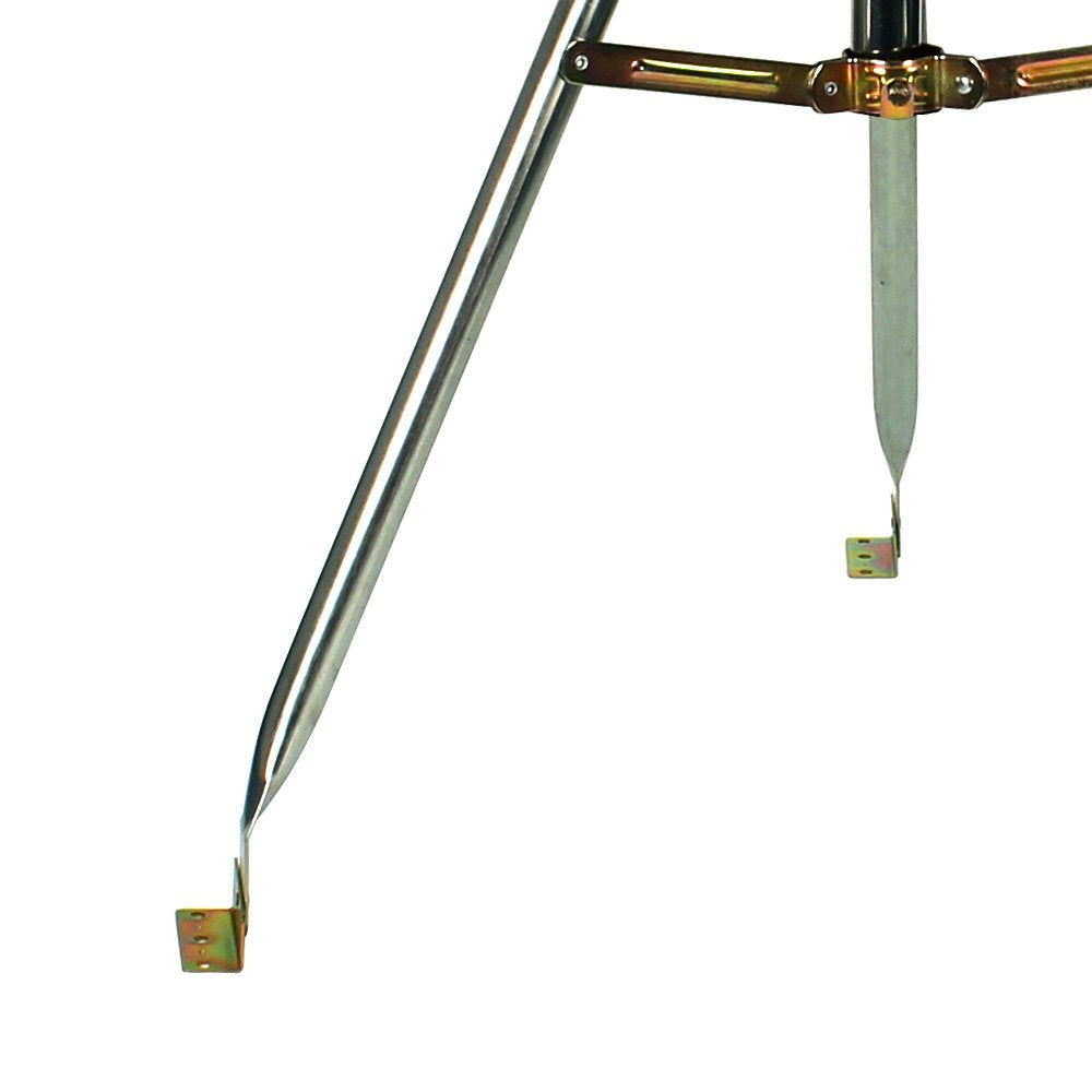 Skywalker tripod installed on rooftop demonstrating stable antenna placement