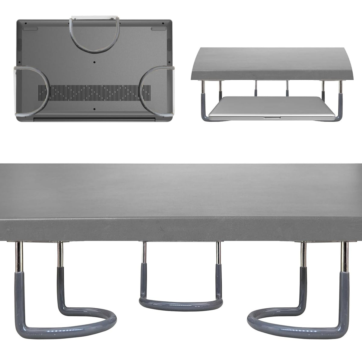skywin front view packaged racks showing three mounts and tidy storage benefit
