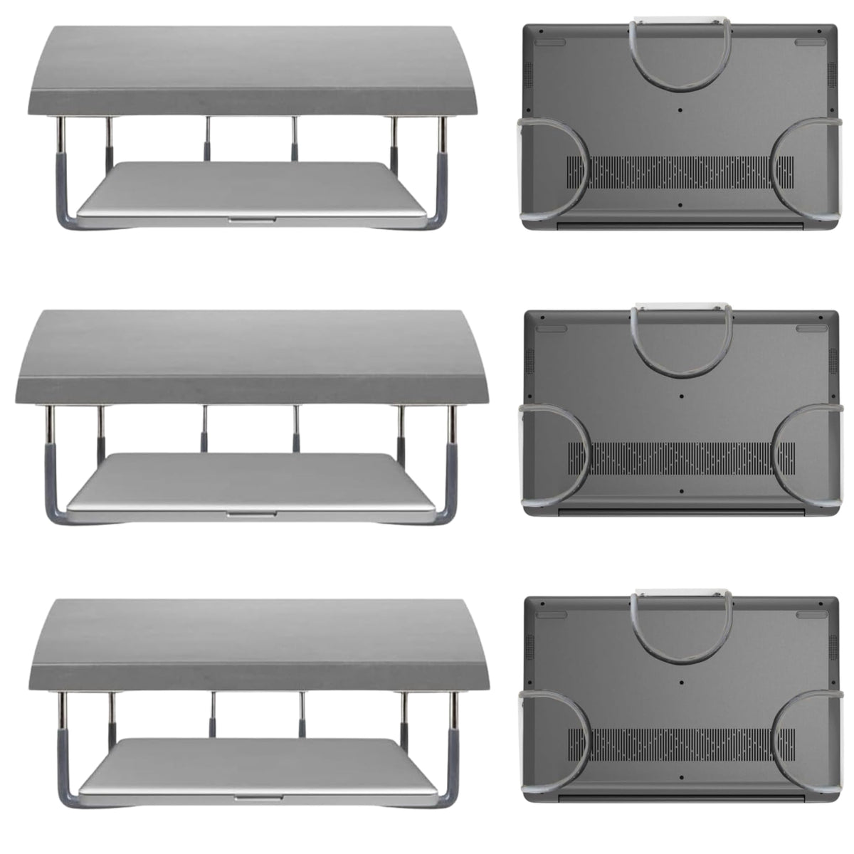 Skywin TidyFriend under-desk mount pack with nine racks for efficient space use.
