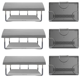 Skywin TidyFriend under-desk mount pack with nine racks for efficient space use.