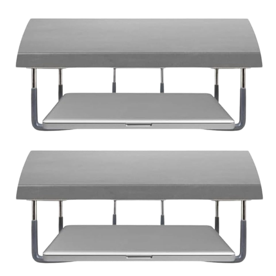 Skywin TidyFriend under-desk mount installation shows quick, secure setup for tidy workspace.