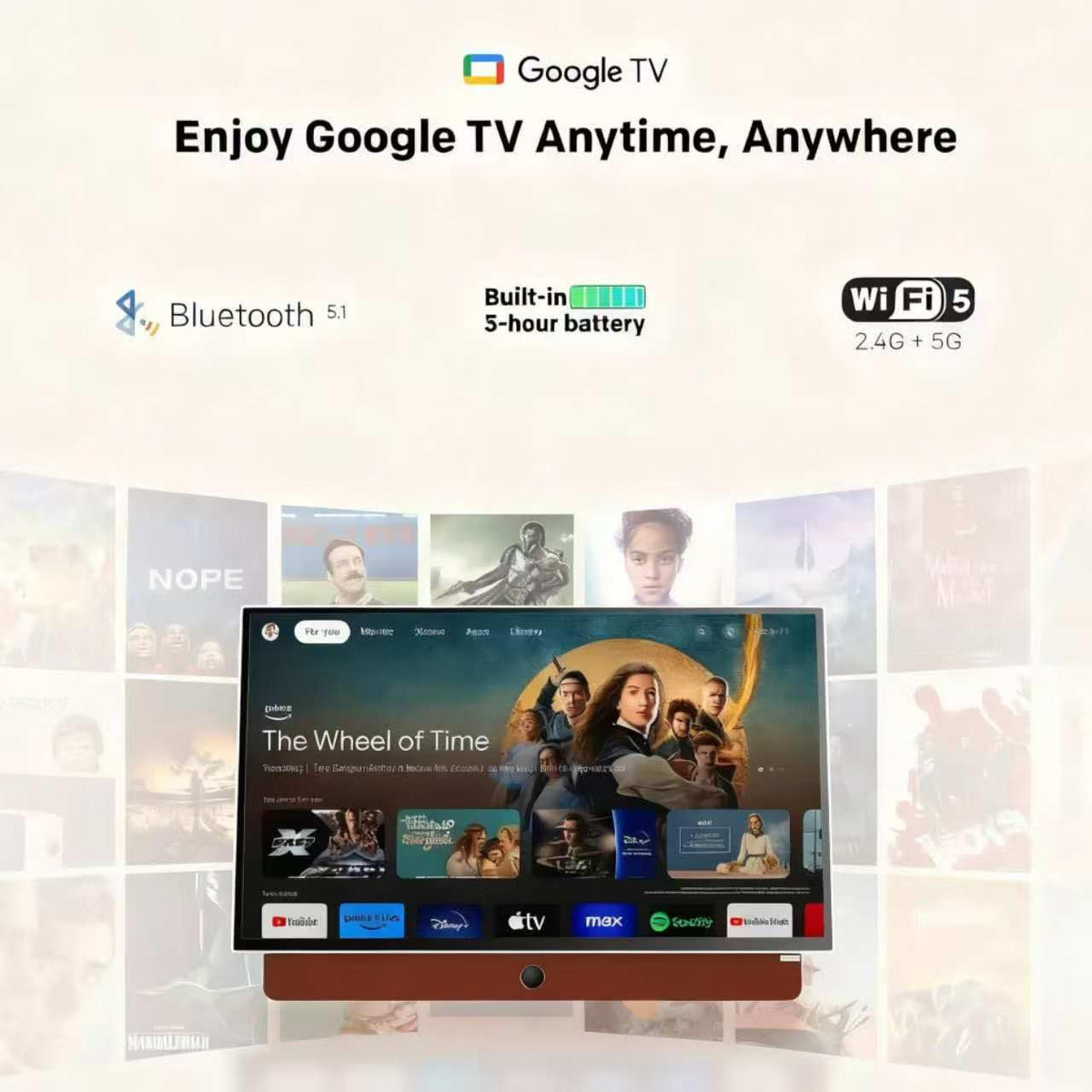 Skyworth Dolby Audio delivers immersive sound for movies and games.