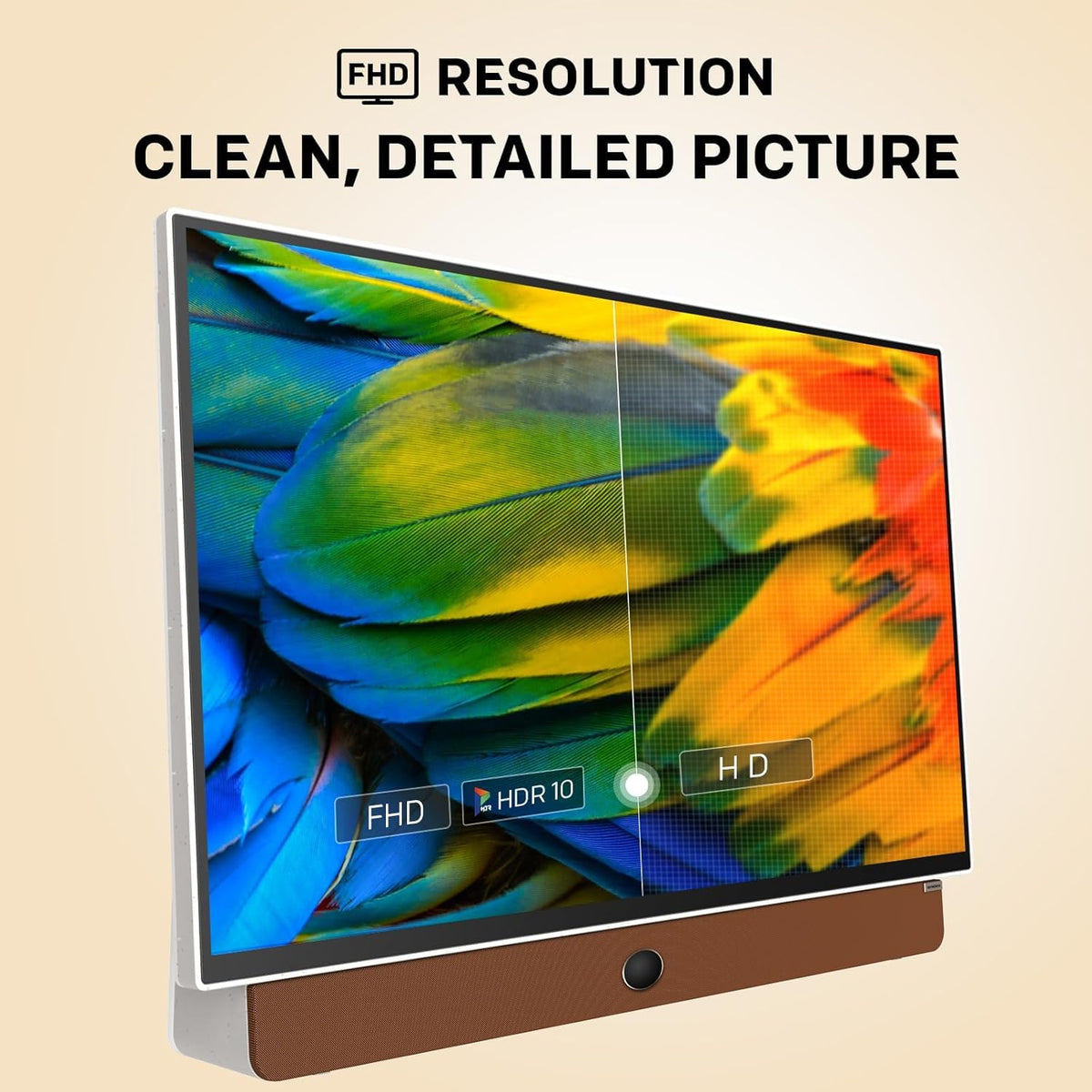 Skyworth matte screen with wide viewing angle reduces indoor glare.