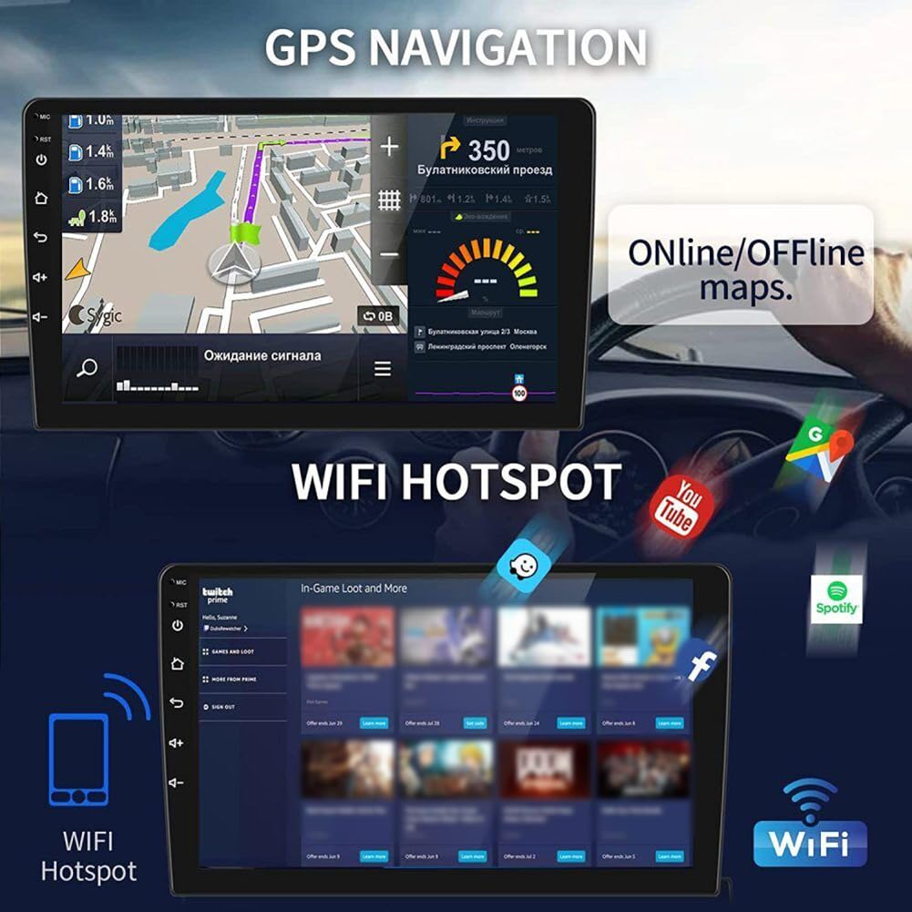 Slakerbe reversing camera display aids parking with real-time imaging.