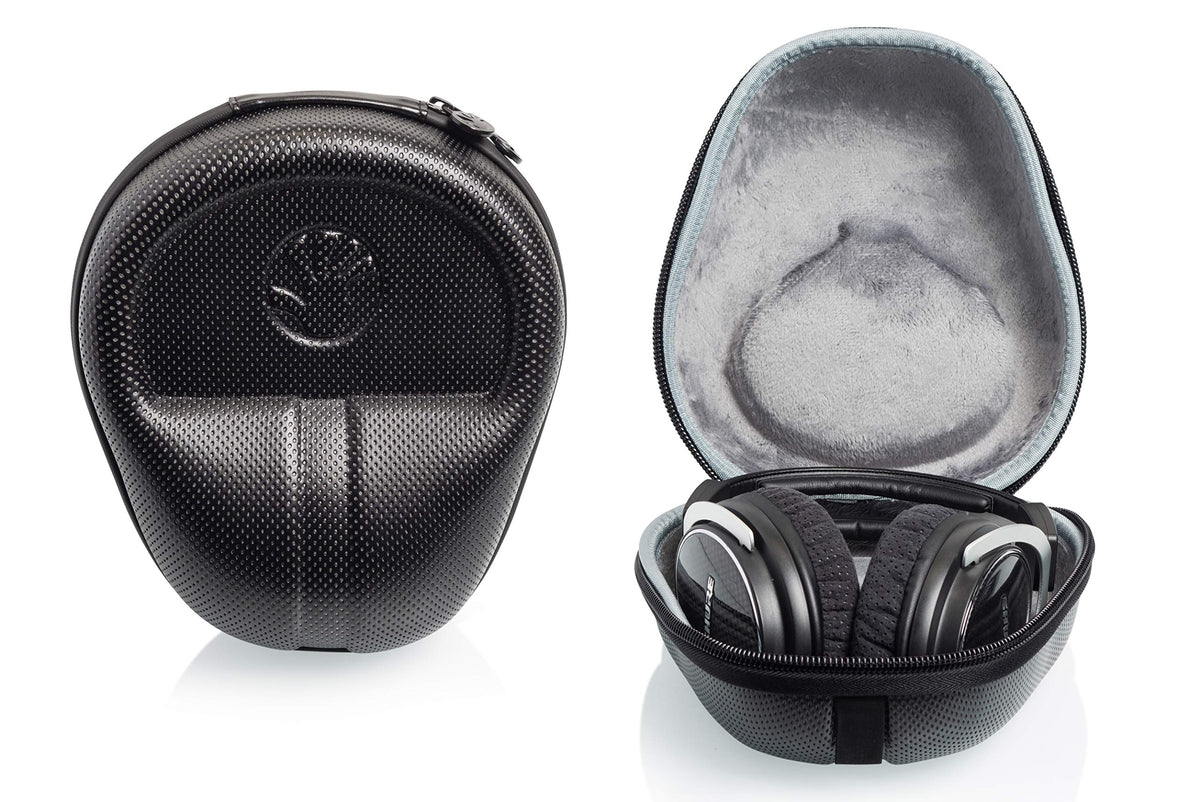 Slappa HardBody Pro Case front view protecting large headphones on the go.