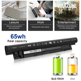 SLE-TECH MR90Y 65Wh battery inside box with quick-start guide.