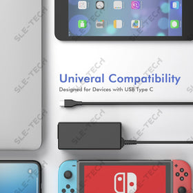 SLE-TECH held in hand to show compact size and easy portability