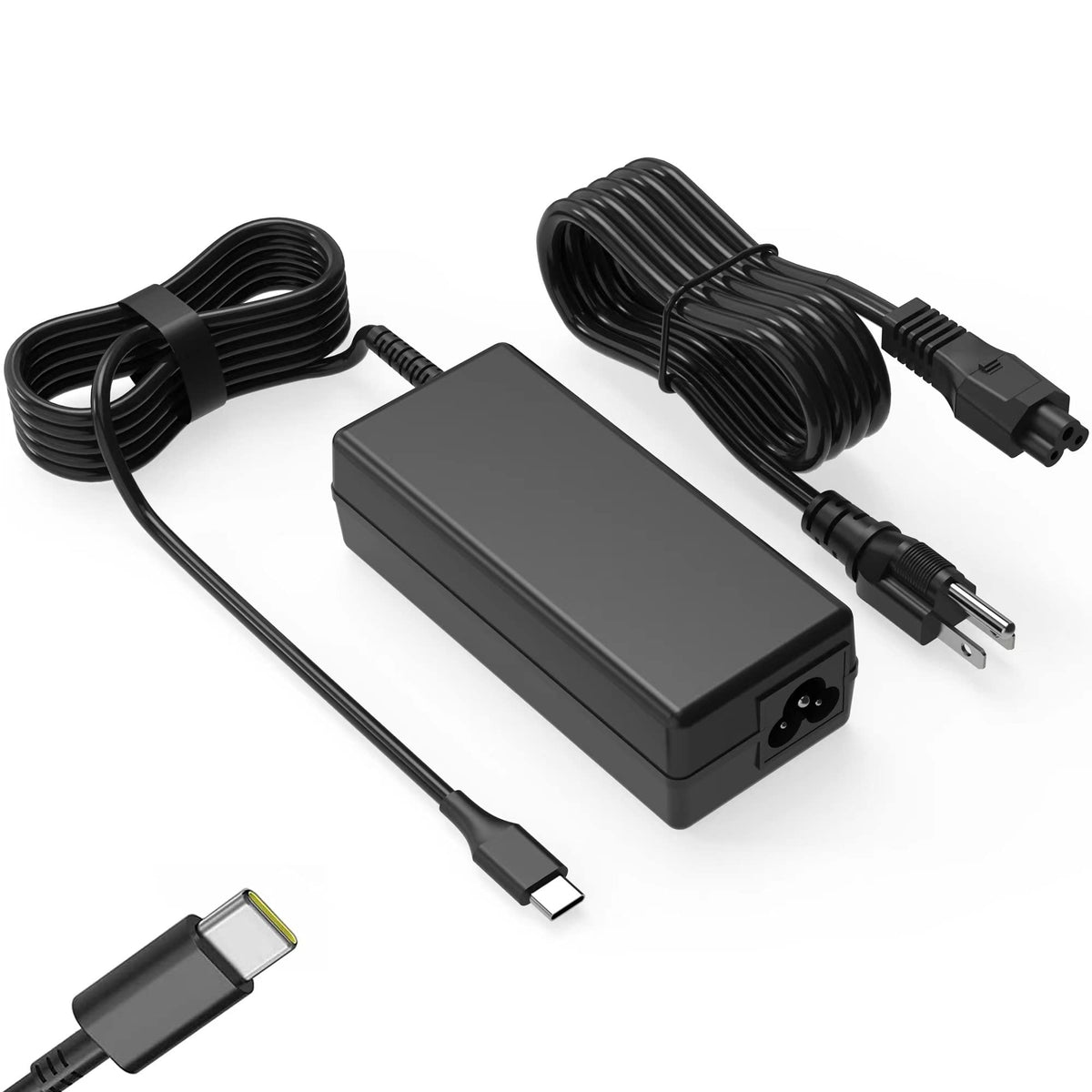 SLE-TECH universal USB-C 65W charger powers multiple laptops on the go