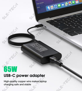 SLE-TECH USB-C charger for Dell XPS 9350, fast and safe charging