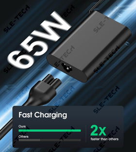SLE-TECH USB-C charger for LA65NM190 DA65NM190, efficient workday charging