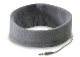 SleepPhones flat speaker close-up inside headband for comfortable side sleeping