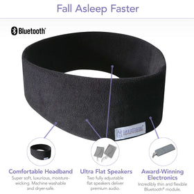 SleepPhones V8 24-hour battery icon illustrates long, uninterrupted listening sessions