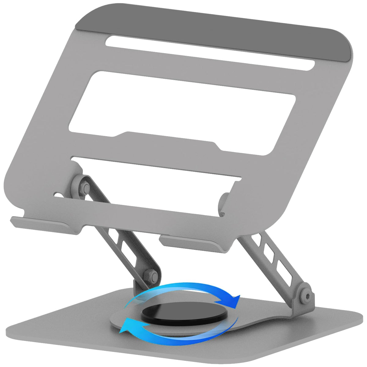 Slognny 360 rotation laptop stand front view for stable support
