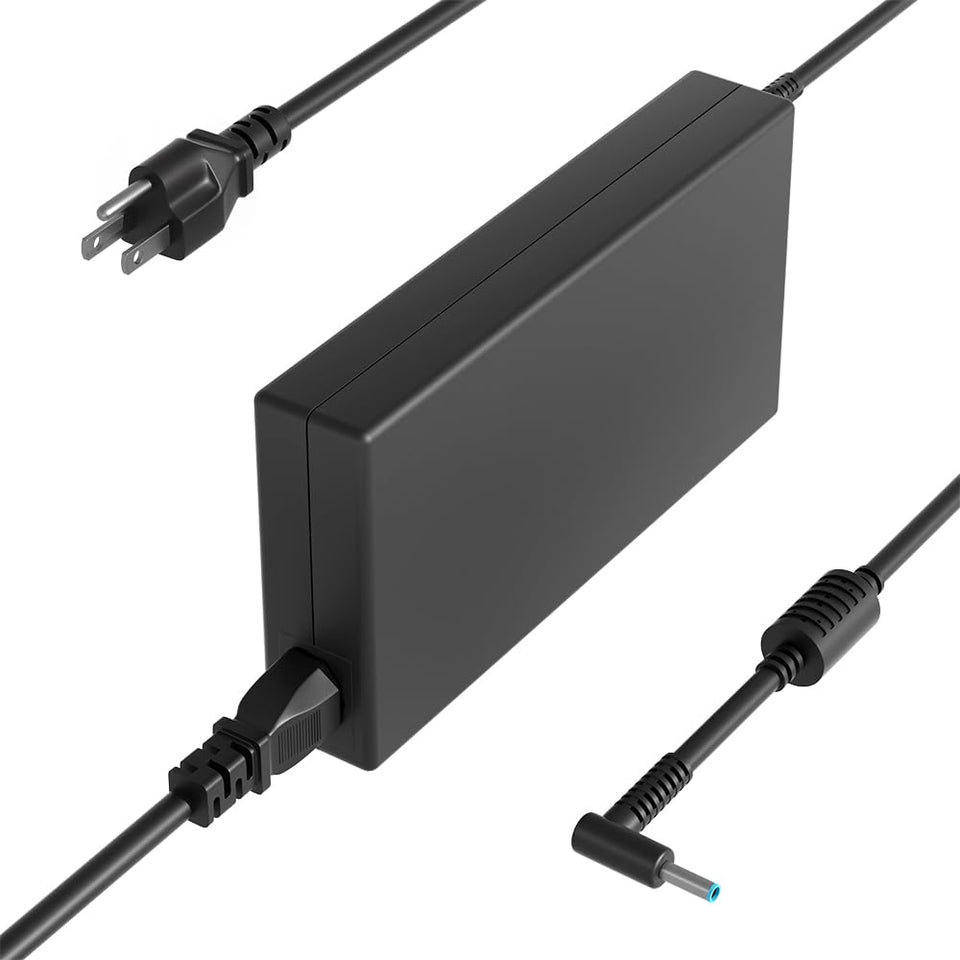 SLRIOYS 150W charger compatible with HP ZBook series for reliable on-the-go power.